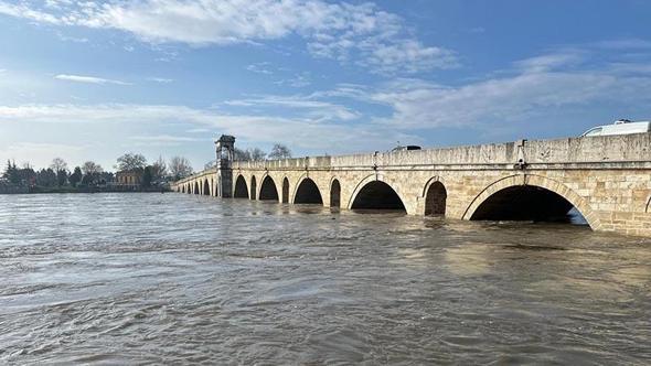 Meriç Nehri'nde su seviyesi arttı; DSİ 'turuncu alarm' uyarısında bulundu