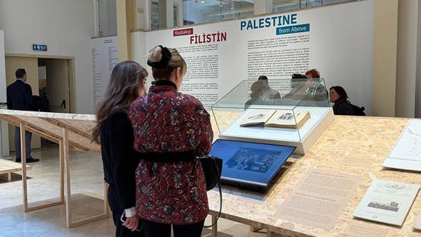 Ankara'da 'Kuşbakışı Filistin' sergisi ziyarete açıldı