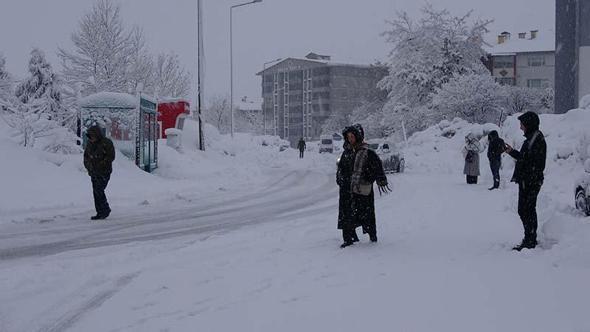 Bitlis ve Van'da 205 yerleşim yerinin yolu kardan kapandı