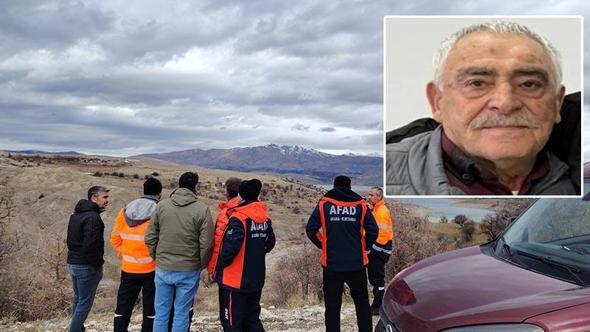 Elazığ'da kayıp kişi için 100 kilometrelik alan tarandı