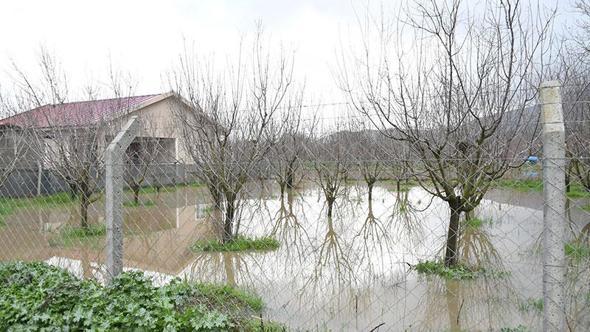 Kuşadası’nda sağanak etkili oldu; evlerin bahçeleri ve tarım arazileri su altında kaldı