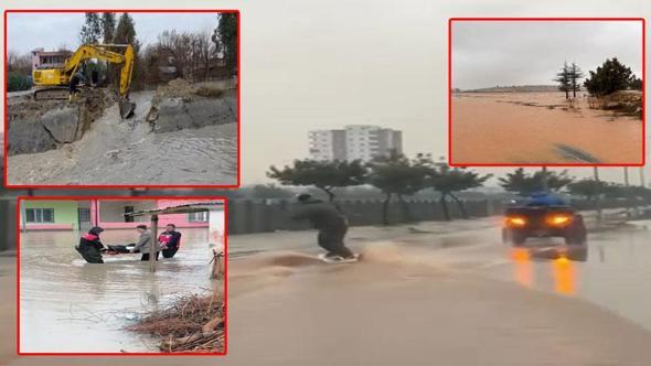 Doğu Akdeniz'i şiddetli yağmur vurdu