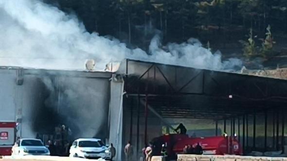 Gaziantep’te biber fabrikasında yangın