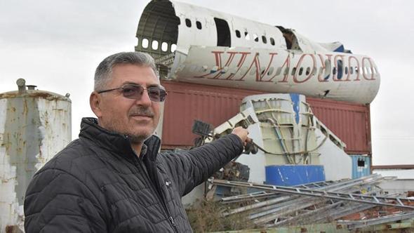 80 bin TL'ye alıp 7 parça halinde TIR'larla taşıdığı Boeing 747’yi 2,5 milyon TL'den satışa çıkardı