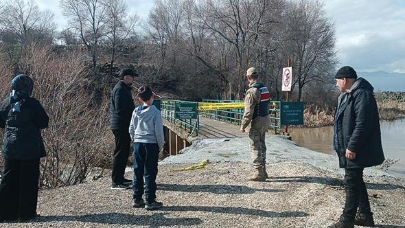 Tilmen Höyük'e ulaşımı sağlayan köprü, yaya geçişine kapatıldı