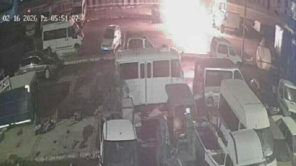 Hurda otobüsteki yangın kamerada: Abdullah öldü; 3 gözaltı