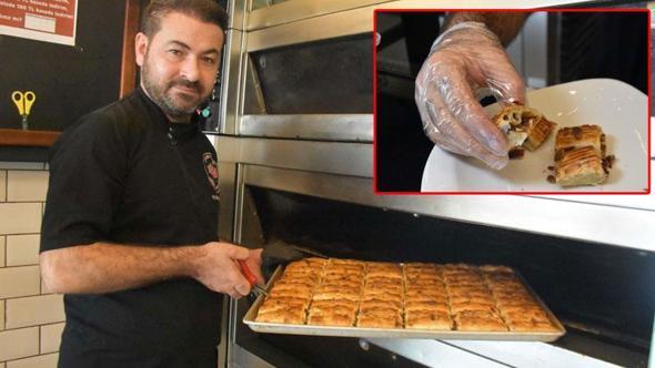 İftarların vazgeçilmezi hurmadan börek yaptı