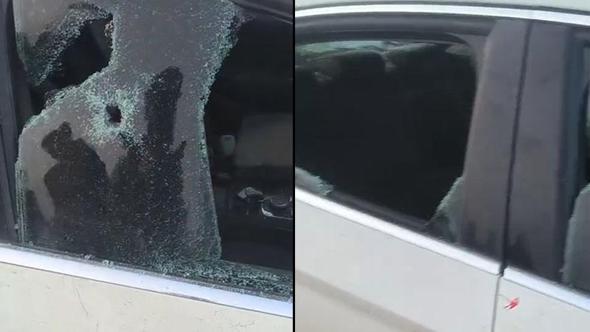 Alkol alıp kaza yaptıkları otomobili kurşunladılar; 2 gözaltı