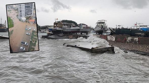 Doğu Akdeniz'i sağanak ve fırtına vurdu