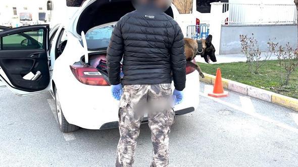Aracında 50 kilo uyuşturucuyla yakalanan şüpheli tutuklandı