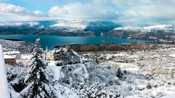 Karaman'da kar etkili oldu