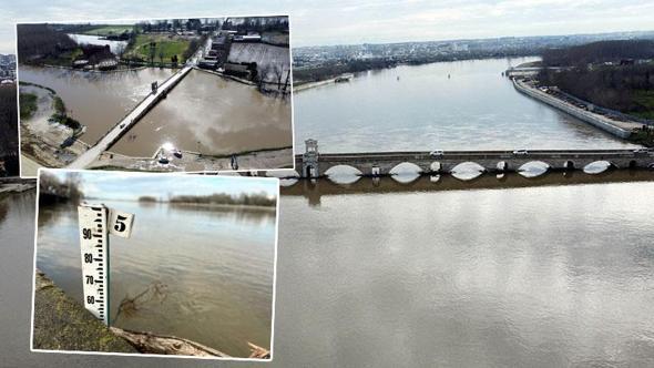 Edirne’de nehirlerin debileri düşüyor