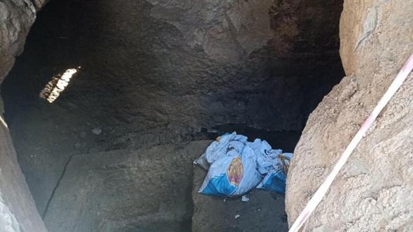 Altyapı çalışmasında lahit bulundu