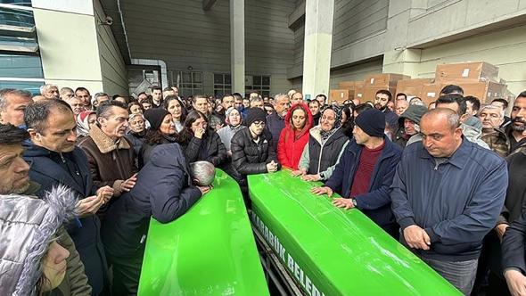 Kazada ölen evli çift toprağa verildi