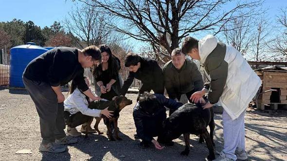 İşitme engelli öğrencilerden, engelli köpekler için kampanya