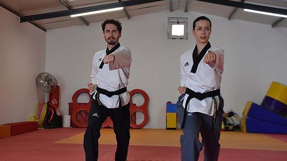 Tekvandocu çiftten, 2 altın madalya