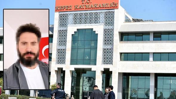 Kaymakamlık binasında ateş açıp, kendini odaya kilitledi