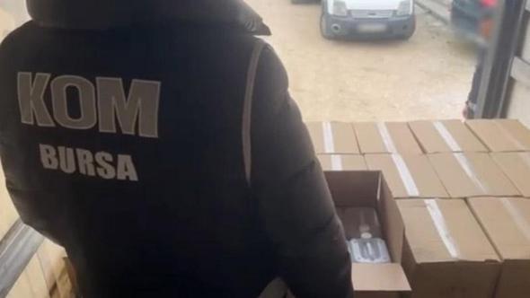 Bursa'da sahte alkol üretenlere operasyonda 4 tutuklama