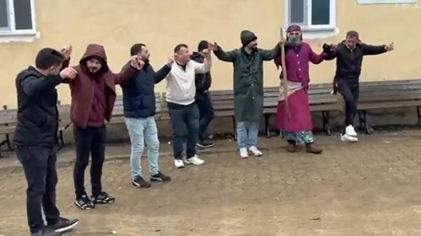 Sivas'ta 'saya' geleneği ile baharın gelişi kutlandı