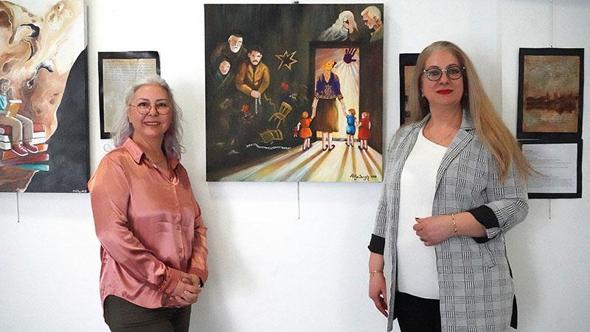 Konukevinden gelen mektuplar tuvale yansıdı