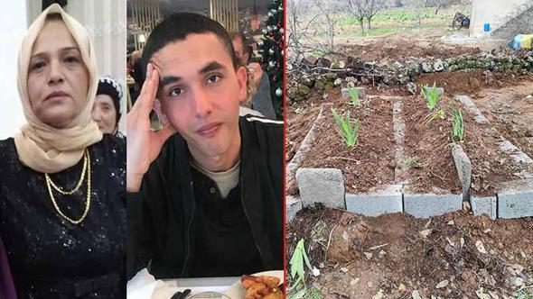 Silahla saldırıda ölen anne ve oğlu, toprağa verildi