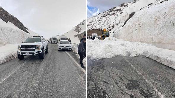 Hakkari- Şırnak kara yolu çığ nedeniyle kapandı
