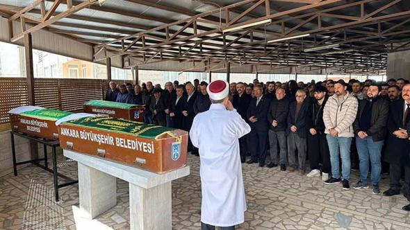Ankara'daki kazada ölen 5 kişi, son yolculuklarına uğurlandı