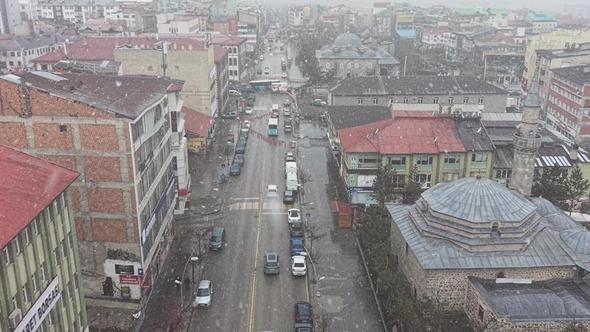Erzurum'da 'kar' sürprizi