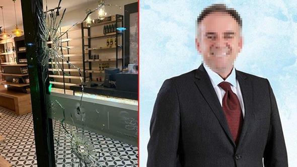 Belediyeye ait yerel ürün satış mağazası kurşunlandı, eski başkan gözaltına alındı