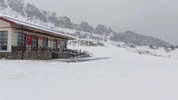 Keltepe, beyaza büründü