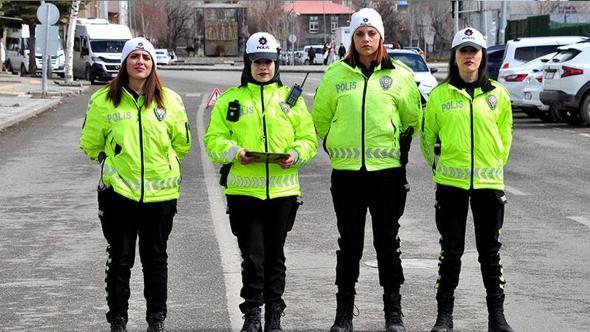 Kars trafiği, kadın polislere emanet