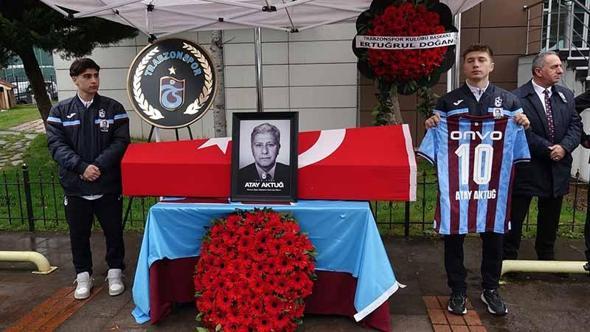 Trabzonspor’da Atay Aktuğ için anma töreni düzenlendi