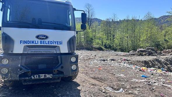 Rize'de açık alana çöp döken Fındıklı Belediyesi'ne 2,3 milyon lira ceza