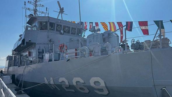 Mayın avlama gemisi ‘TCG Anamur’, 23 Nisan'da Erdek’te ziyarete açıldı
