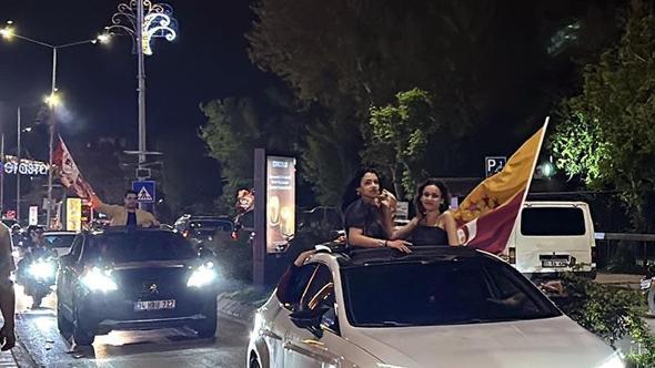 Edirne ve Tekirdağ'da Galatasaray taraftarları galibiyeti kutladı