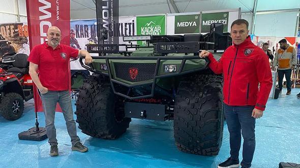 Rusya’da gördüler, Türkiye’de ürettiler; dev ATV suda yüzüyor, dağları aşıyor