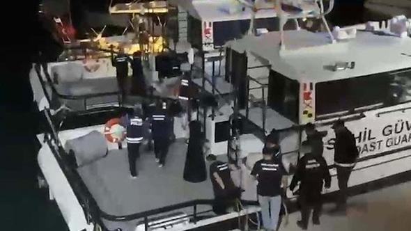 Ayvalık açıklarında yelkenli tekneye uyuşturucu operasyonu: 5 tutuklama