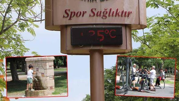 Adana'da termometreler 35 dereceyi gösterdi
