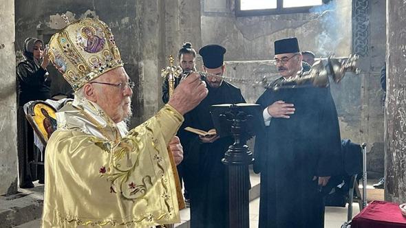 Fener Rum Patriği Bartholomeos, Nevşehir’de ayin yönetti