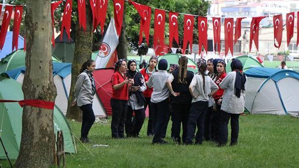 Samsun’da 500 izci kampa girdi