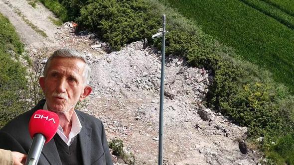 Kaçak moloz dökenleri güvenlik kameraları da engelleyemedi; 'Gece gündüz döküp kaçıyorlar'