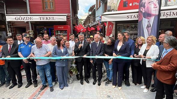 Edirne'de restorasyonu tamamlanan 'en dar' çarşı açıldı