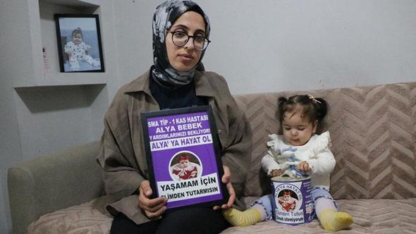 Kampanyası yüzde 80’e ulaşan SMA'lı Alya'nın annesi: Sizlere ihtiyacı var