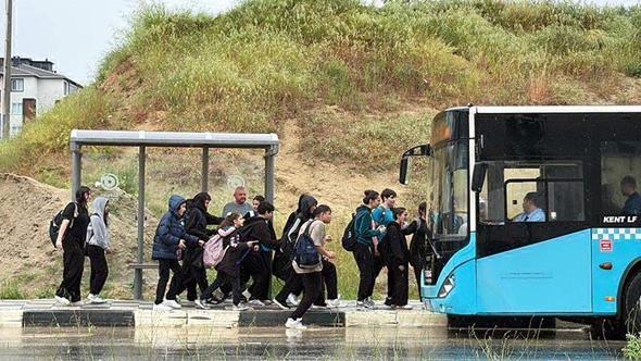 Tekirdağ'da sağanak etkili oldu