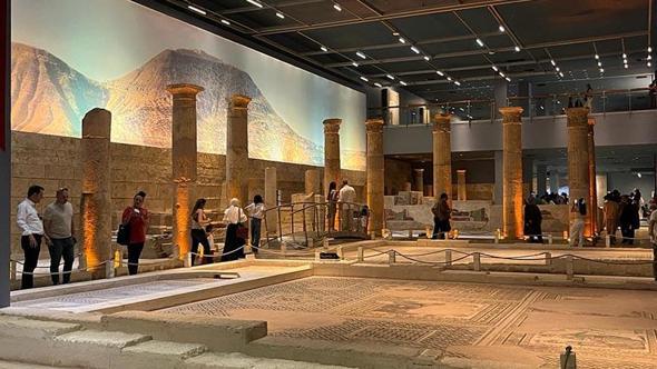 Zeugma Mozaik Müzesi'ne bayram tatilinde ziyaretçi akını