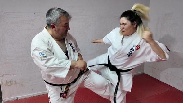 Karateci çift, 6 çocuklarının ardından torunlarını da yetiştiriyor