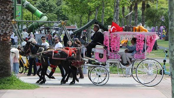 Samsun'da bayramın son günü mesire alanları doldu