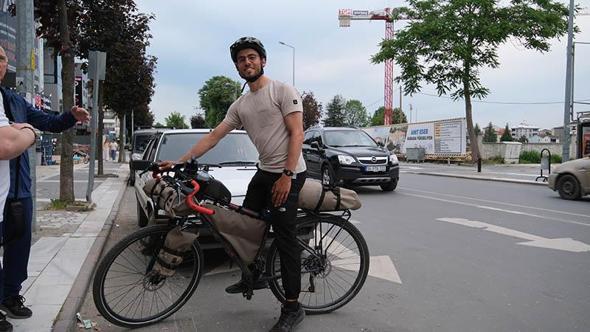 Milano'dan Tokyo'ya uzanan bisiklet yolculuğuna Düzce molası