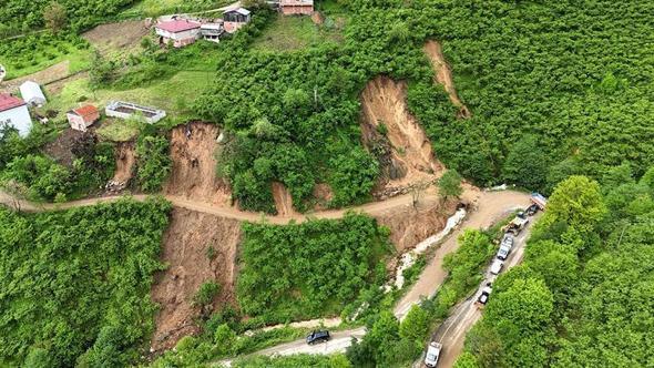 Giresun’da heyelan riski altındaki 33 ev tahliye edildi