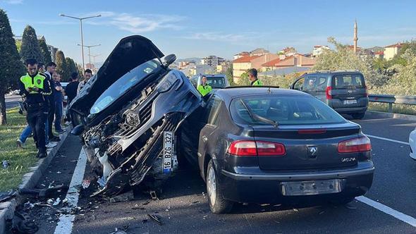 Nevşehir'de zincirleme kaza: 5 yaralı